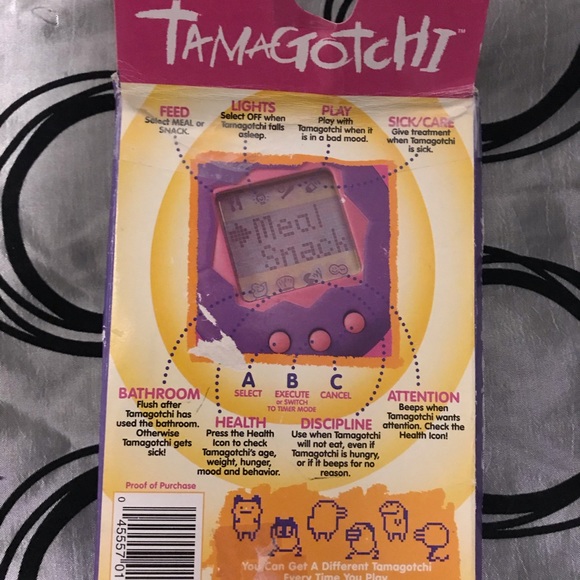 1997 Bandai Original TAMAGOTCHI Virtual Pet #1800 - Picture 5 of 6